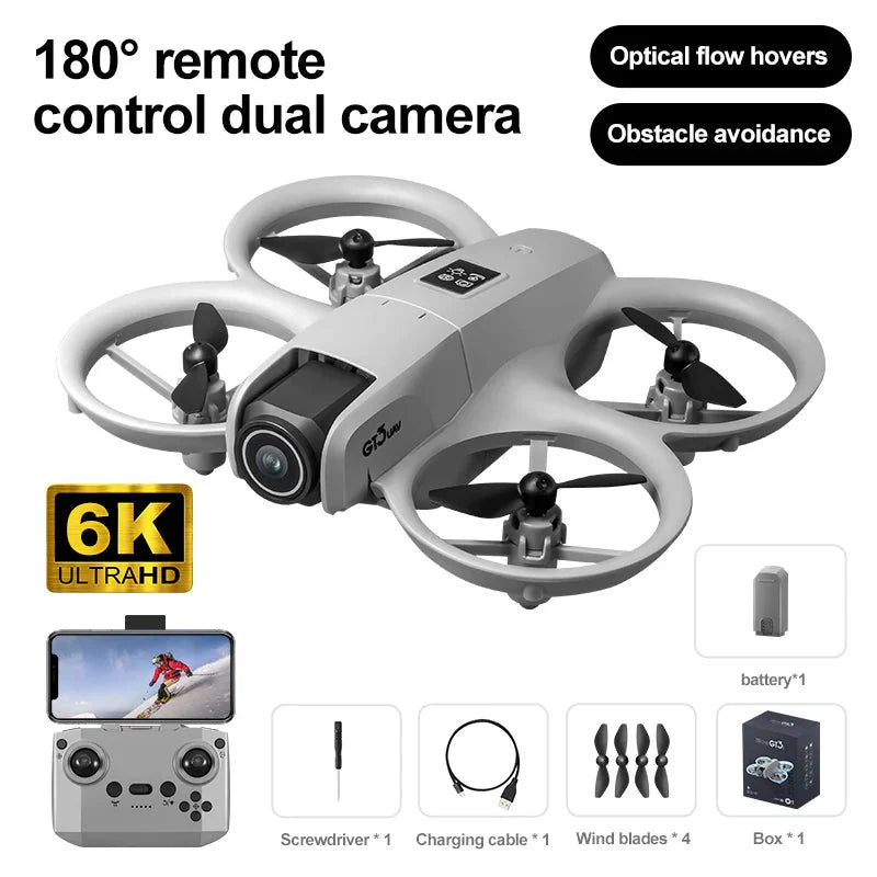 GT3 RC Drone – 8K Dual Camera & Obstacle Avoidance