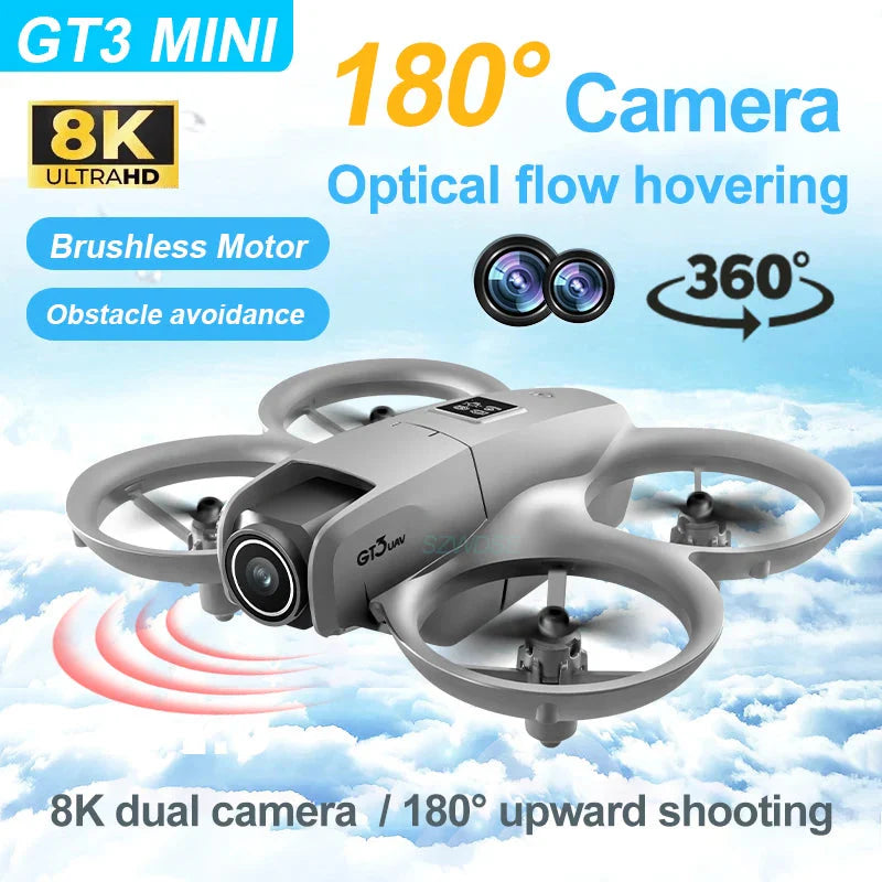 GT3 RC Drone – 8K Dual Camera & Obstacle Avoidance