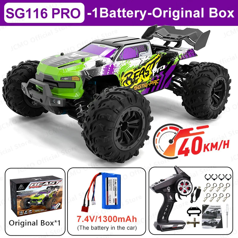 SG116MAX Brushless 4WD RC Car 1:16 – Up to 80KM/H